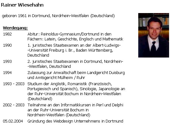 Lebenslauf und Werdegang von Rainer Wiesehahn aus Dortmund